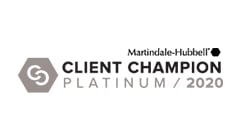 Martindale-Hubbell | CC | Client Champion | Platinum / 2020